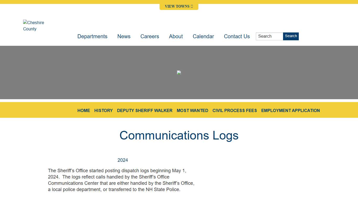 Dispatch Logs - Cheshire County